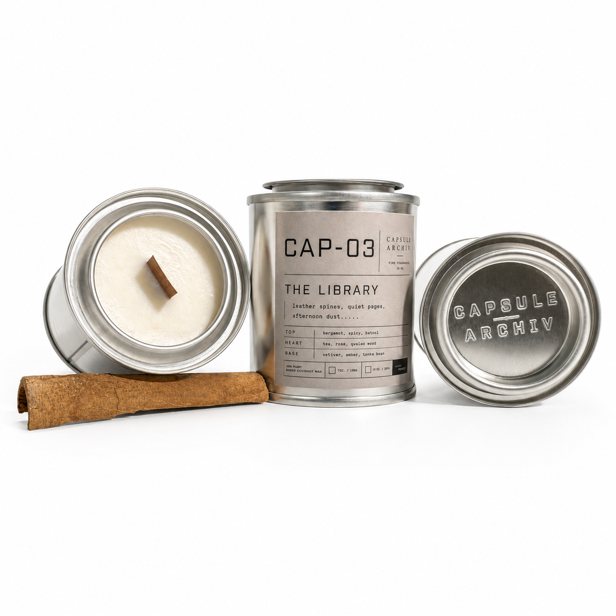THE LIBRARY-SCENTED CANDLE-CAPSULE ARCHIV-CAP-03
