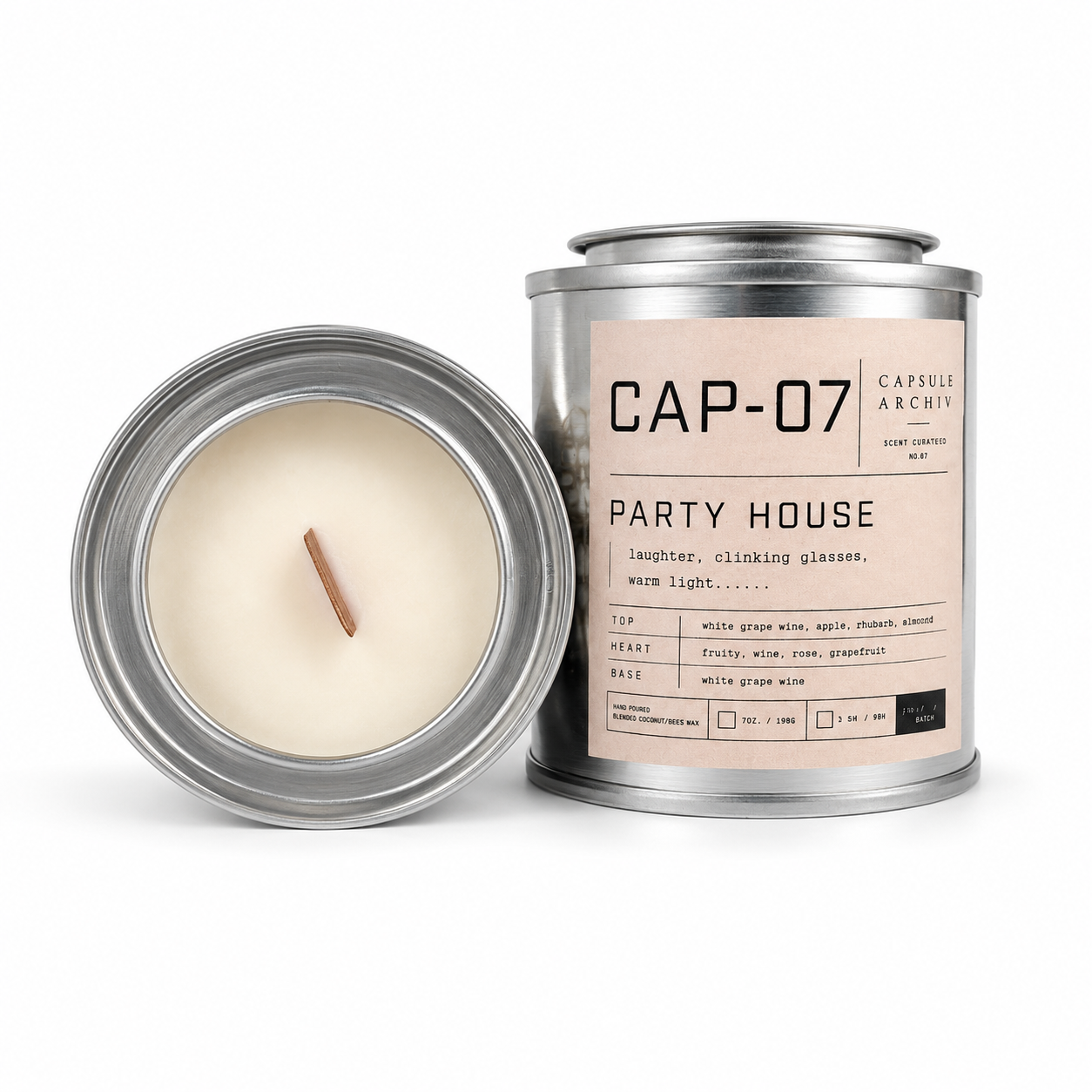 PARTY HOUSE-SCENTED CANDLE-CAPSULE ARCHIV-CAP-07