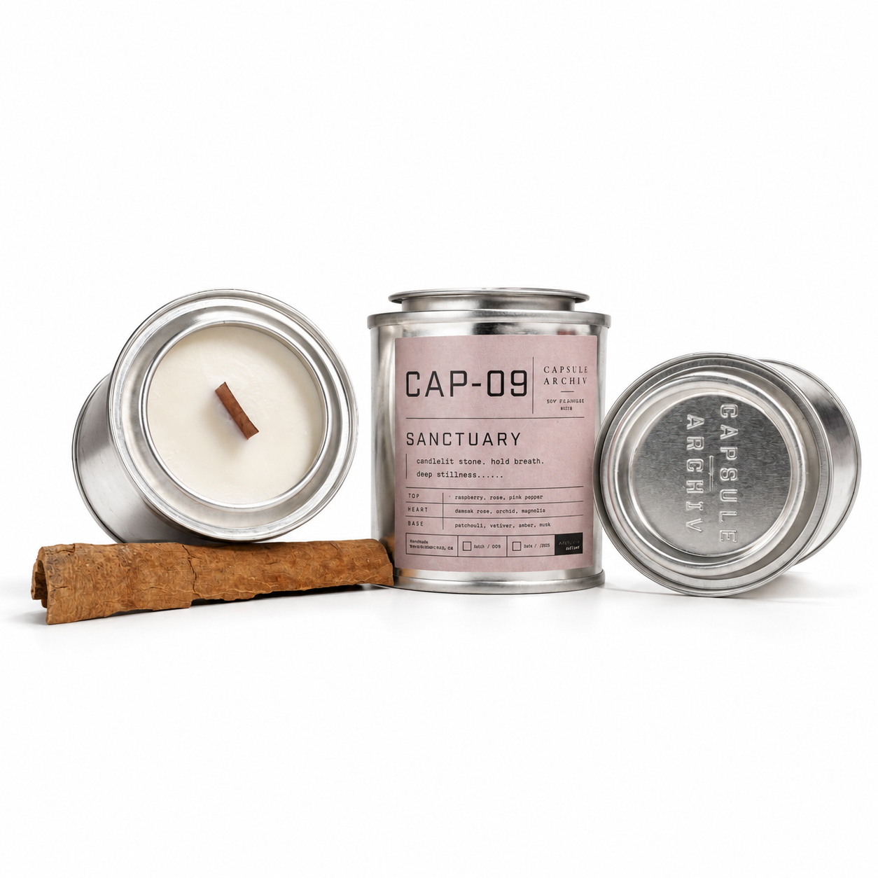 SANCTUARY-SCENTED CANDLE-CAPSULE ARCHIV-CAP-09