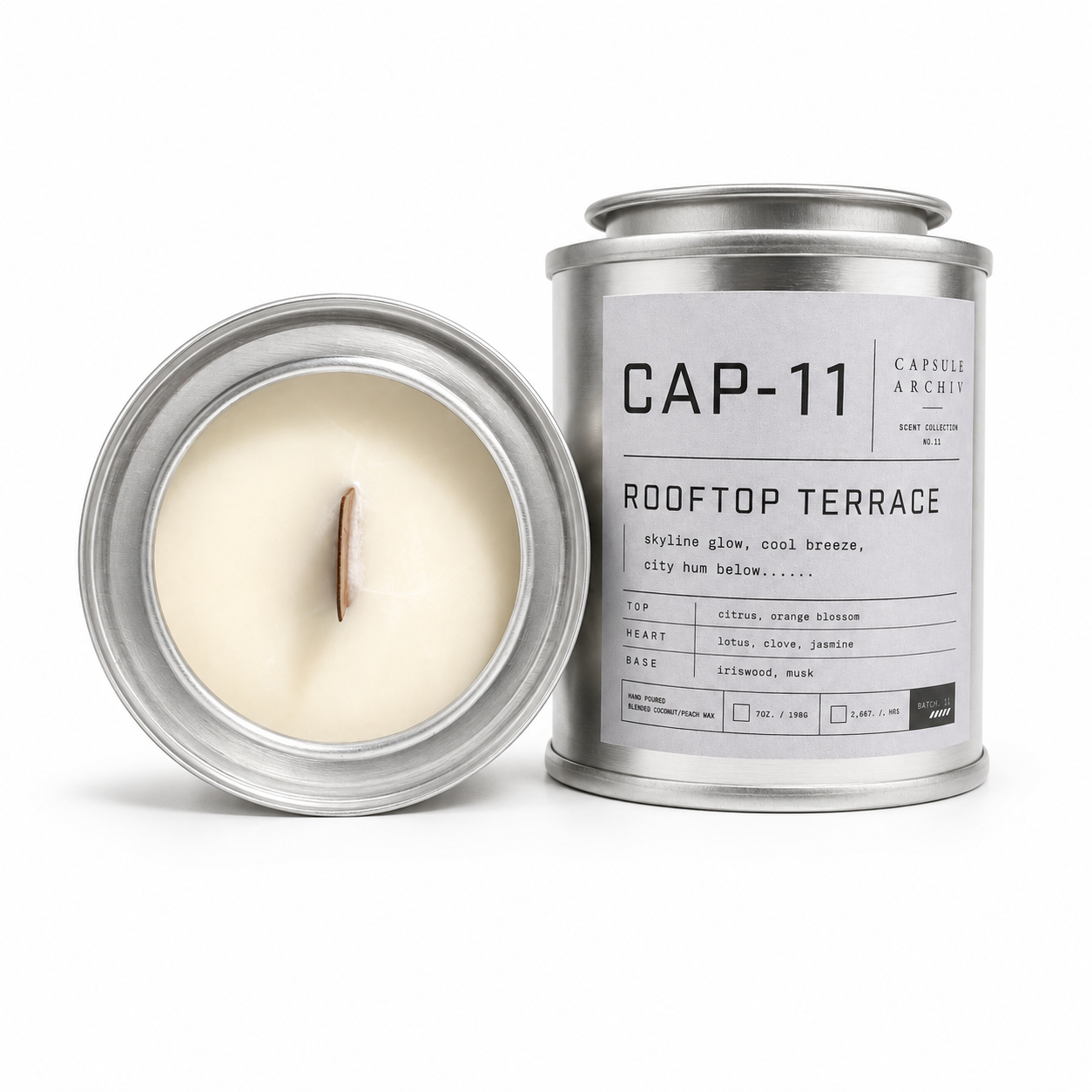 ROOFTOP TERRACE-SCENTED CANDLE-CAPSULE ARCHIV-CAP-11