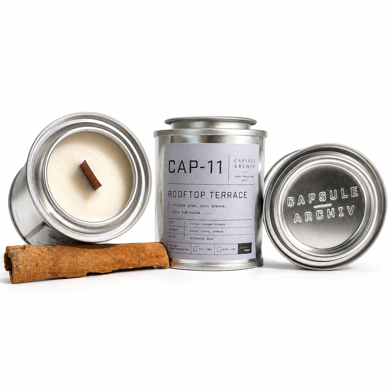 ROOFTOP TERRACE-SCENTED CANDLE-CAPSULE ARCHIV-CAP-11