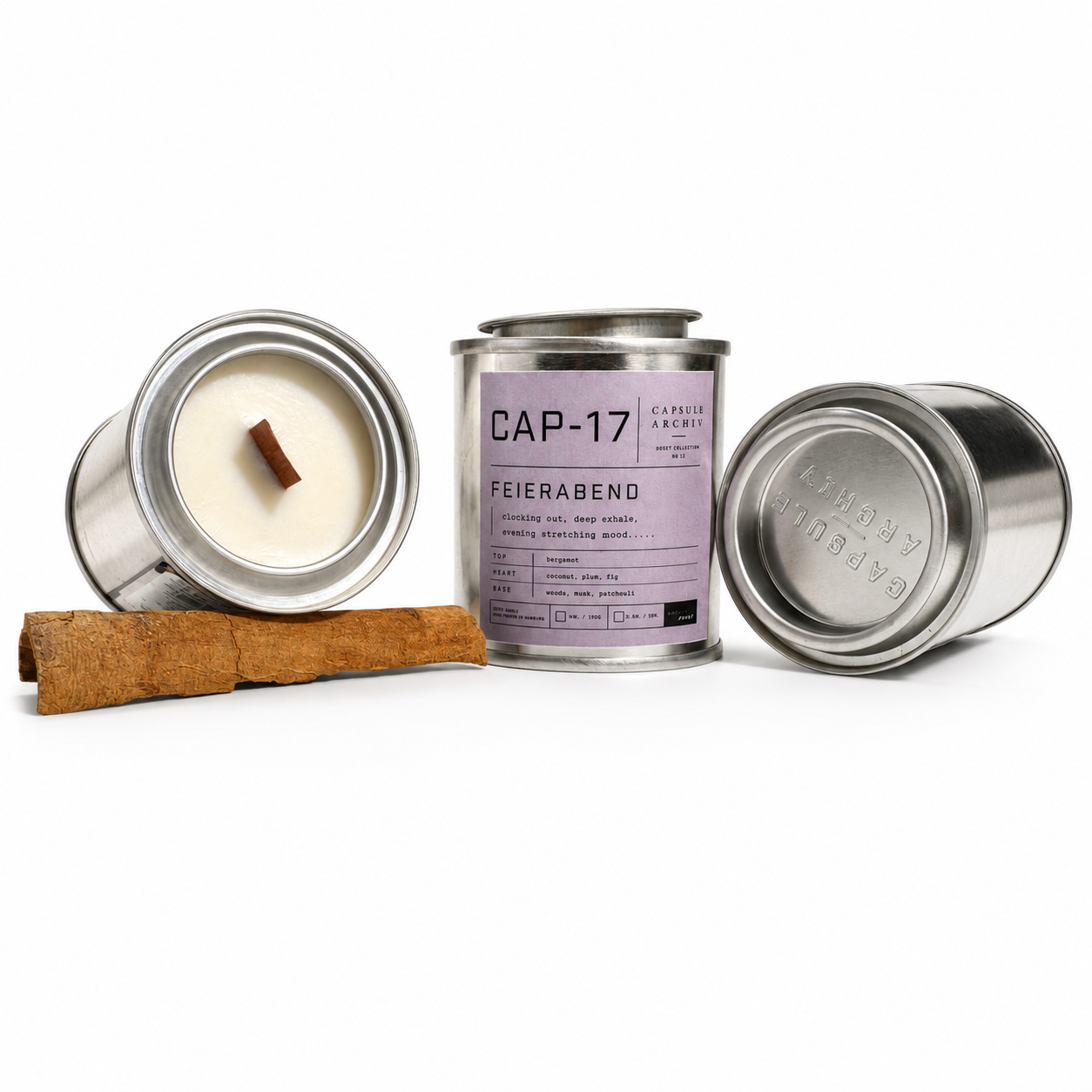 FEIERABEND-SCENTED CANDLE-CAPSULE ARCHIV-CAP-17