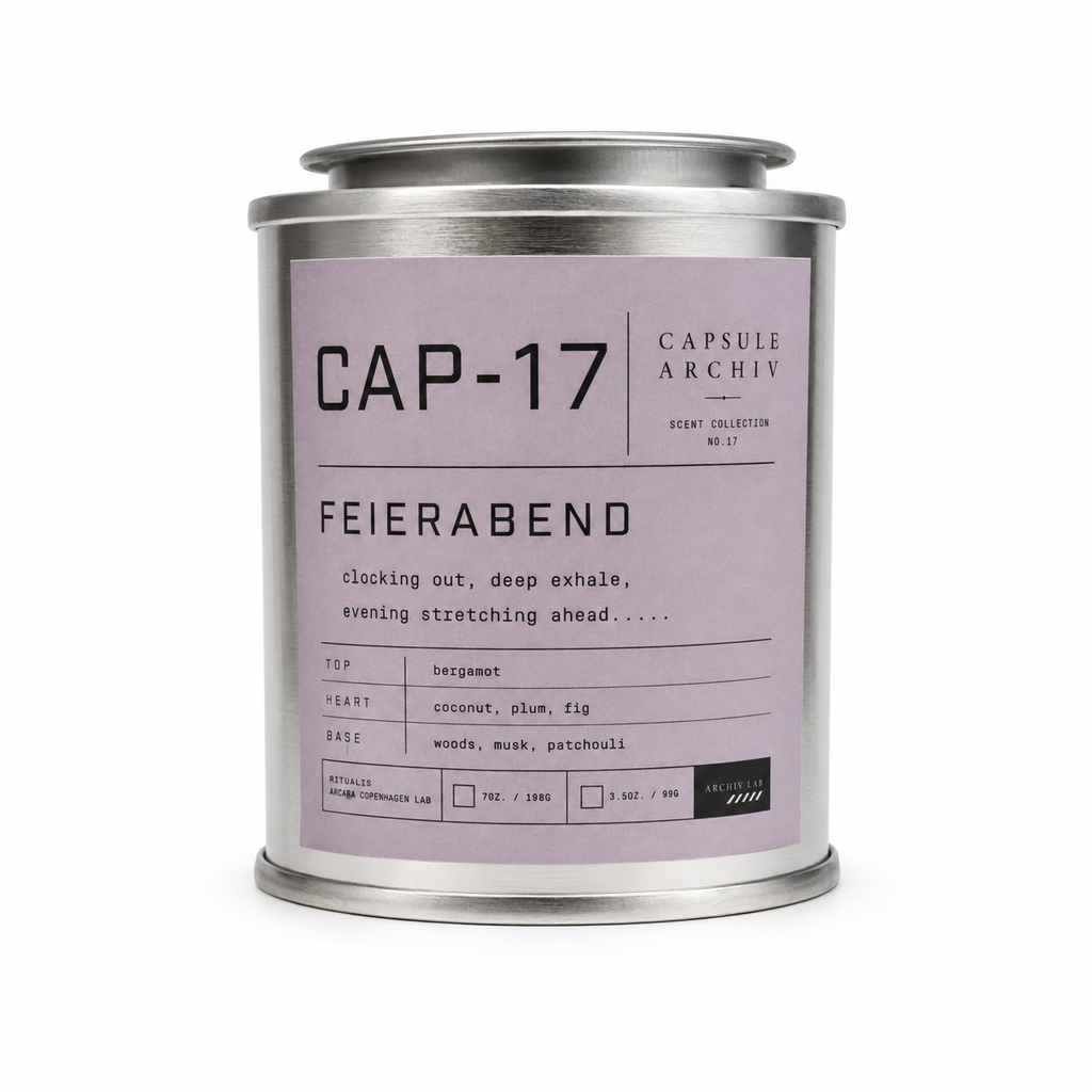 FEIERABEND-SCENTED CANDLE-CAPSULE ARCHIV-CAP-17