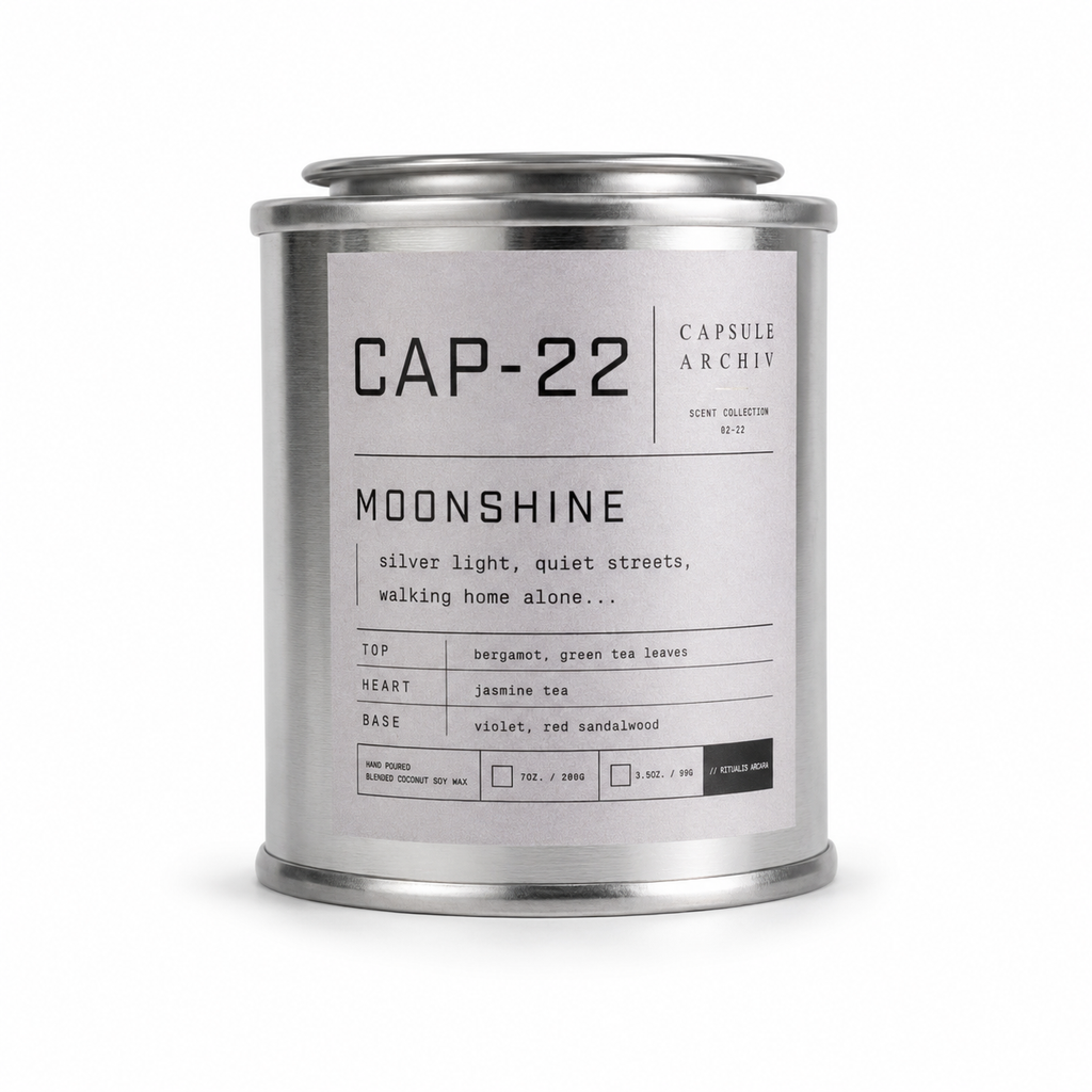 MOONSHINE-SCENTED CANDLE-CAPSULE ARCHIV-CAP-22