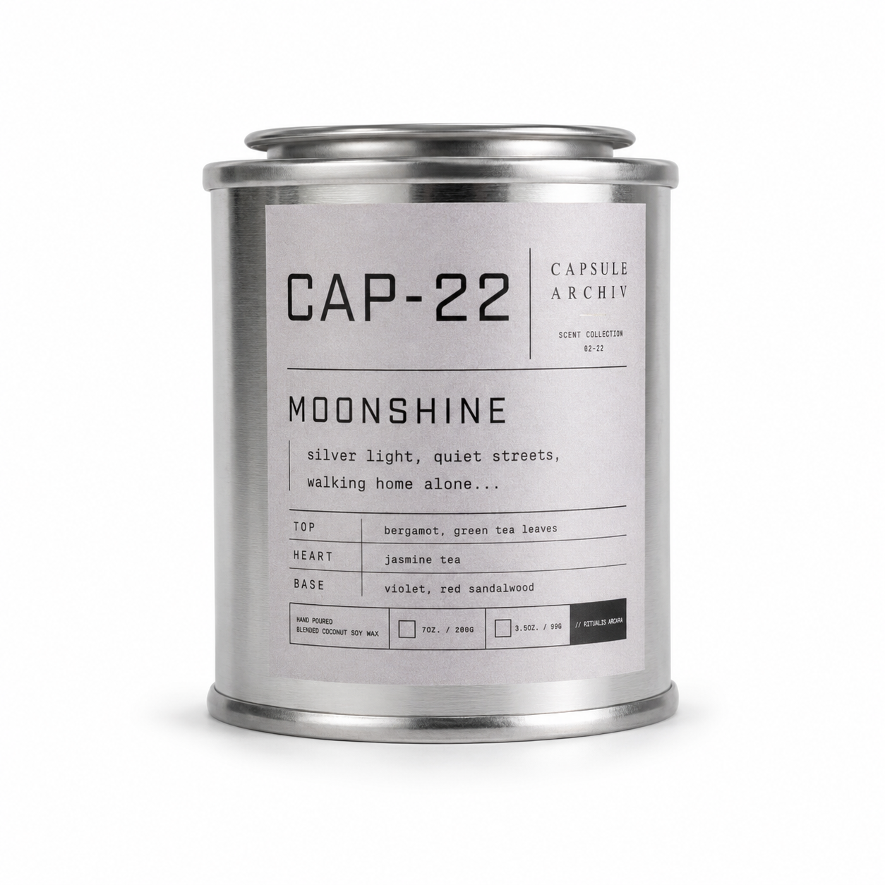 MOONSHINE-SCENTED CANDLE-CAPSULE ARCHIV-CAP-22