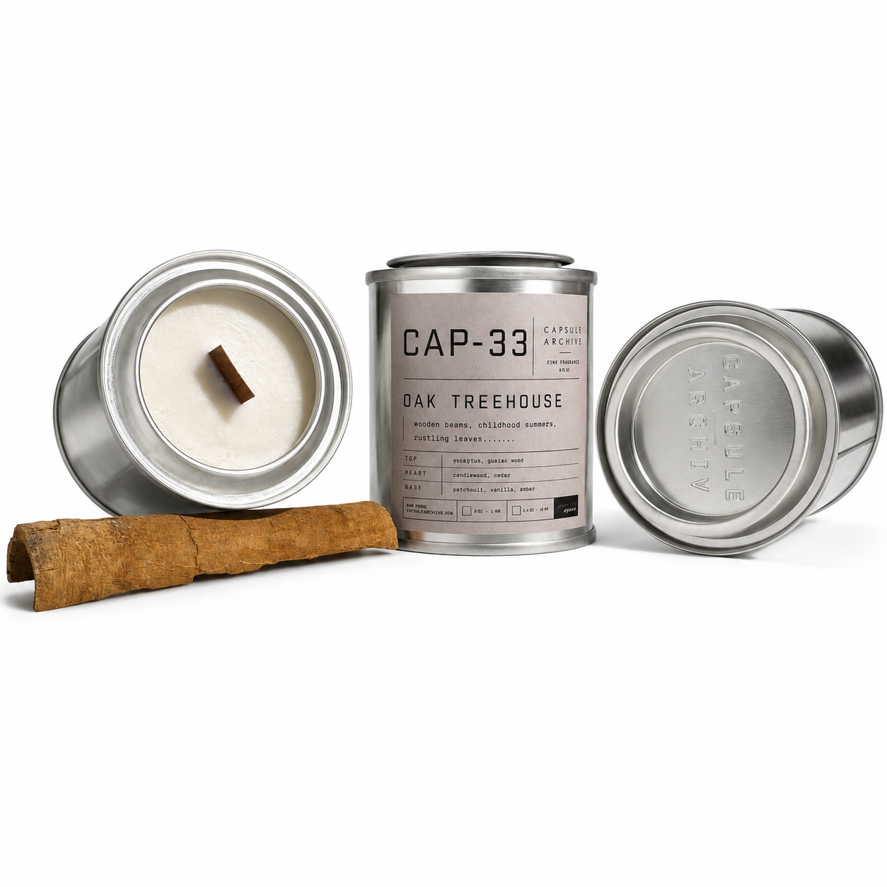 OAK TREEHOUSE-SCENTED CANDLE-CAPSULE ARCHIV-CAP-33