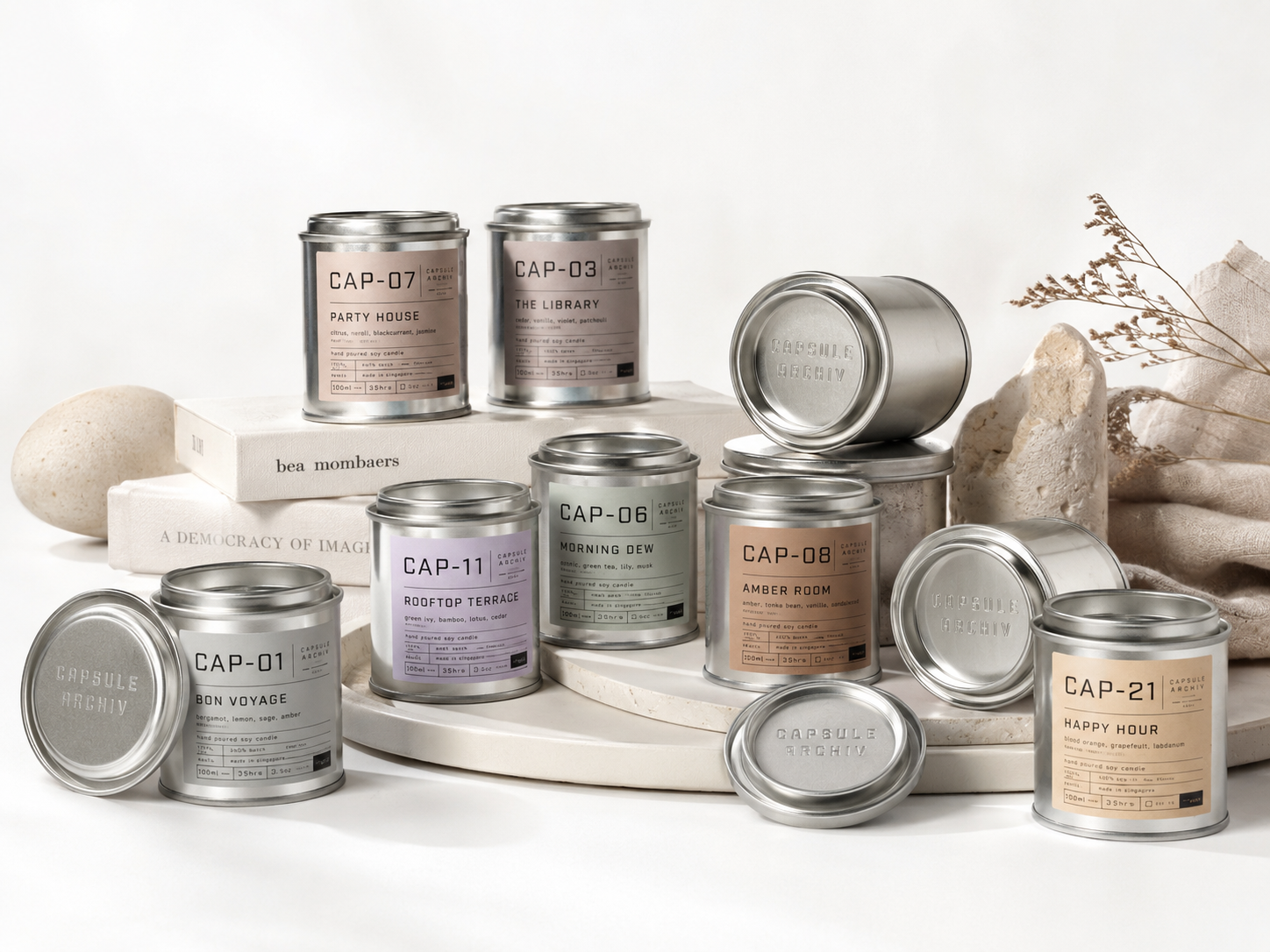 OAK TREEHOUSE-SCENTED CANDLE-CAPSULE ARCHIV-CAP-33