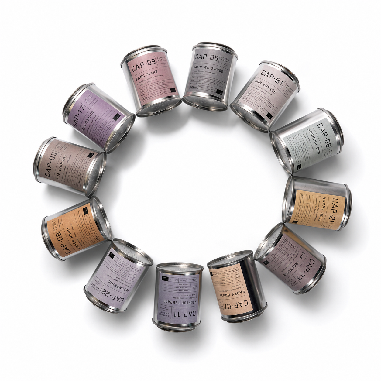 AMBER ROOM-SCENTED CANDLE-CAPSULE ARCHIV-CAP-08